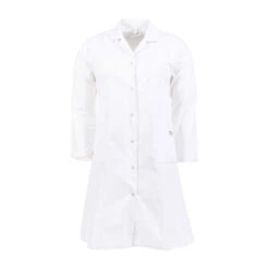 Planam Damen Mantel BW Langarm Reinweiß